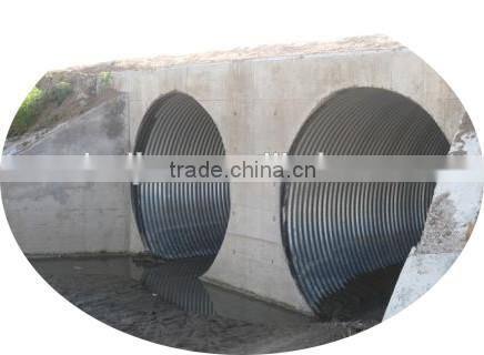 Corrugated Metal Pipe Culvert Railway Construction used