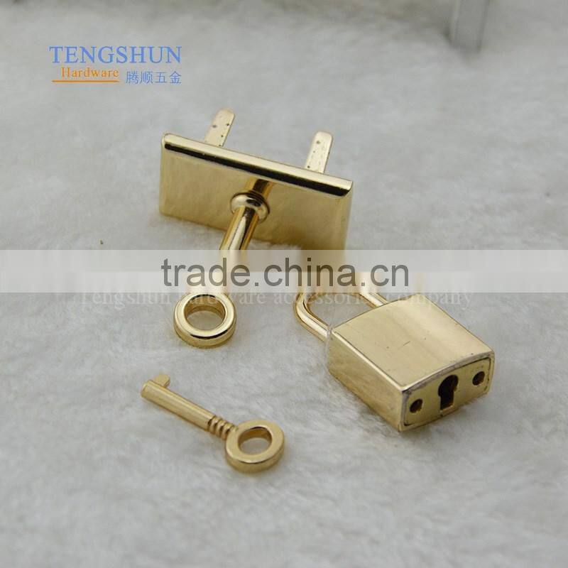 OEm zinc alloy bag parts high quanlity metel lock for purse wholesale