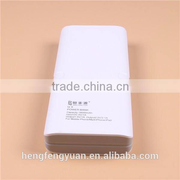 Factory Price Dual USB 18650 Power Bank 20000mAh