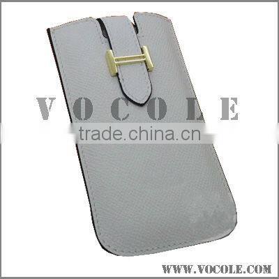 various color genuine leather leather cell phone case