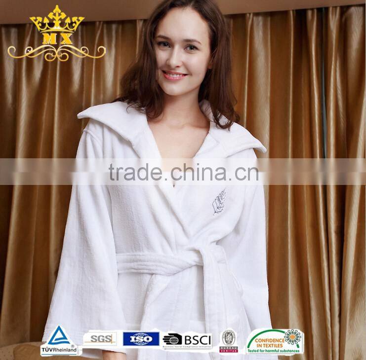 Super Soft Japanese Style 100% Cotton Fancy Wool Bathrobe
