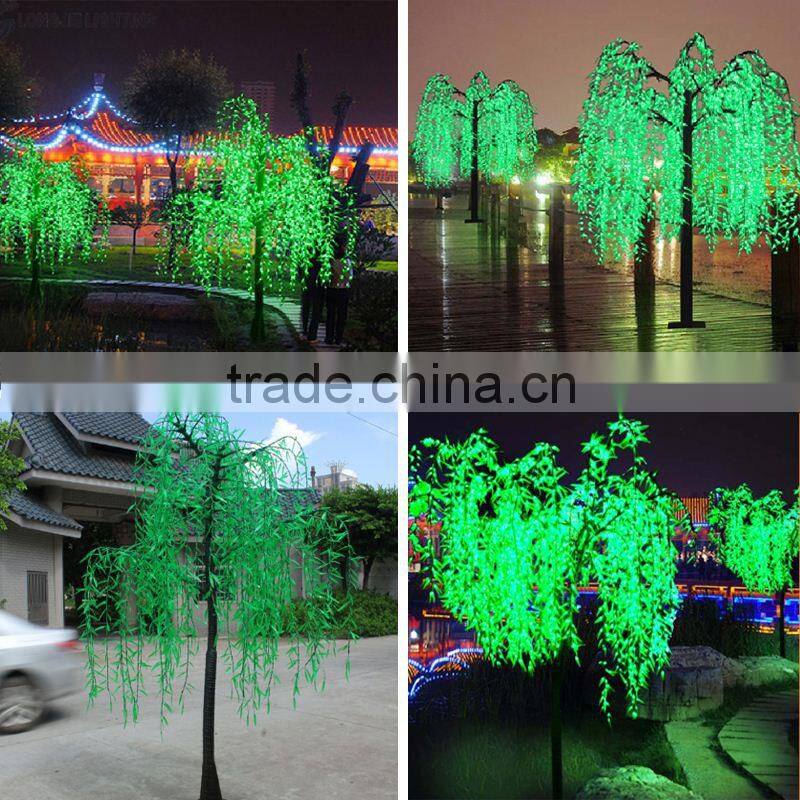 Hot sale new products for 2015 LED lighted willow tree