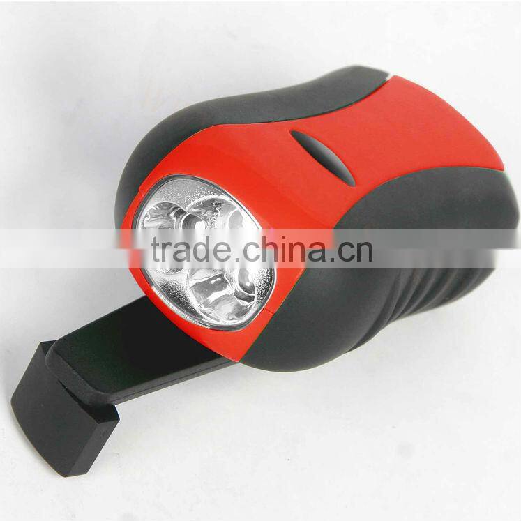 2016 Hottest Sale Mini Dapper Design Dynamo Hand Crank LED Rechargeable Flashlight