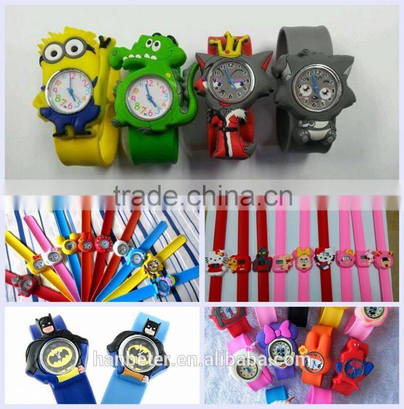 Alibaba express Multi-color Silicone fancy watches for kids with interchangeable straps