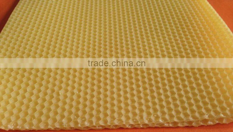 Pure beeswax foundation for apiculture use