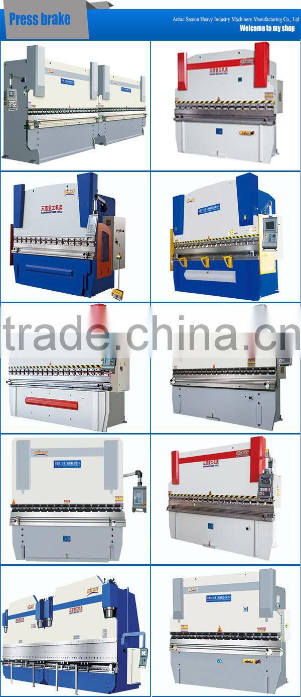 Hydraulic press brake machine for bending metal plate