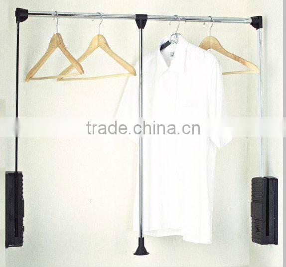 Epoxy Aluminium/Chrome Plated Clothes Rack