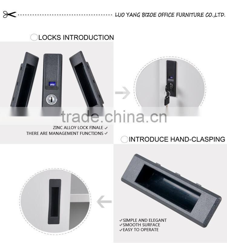 pvc shutter door office steel cupboard