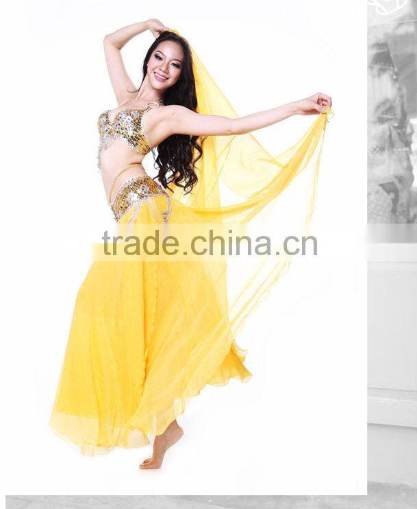 Chiffon Expansion Beautiful Wholesale Comfortable Belly Dance Skirt(2120)