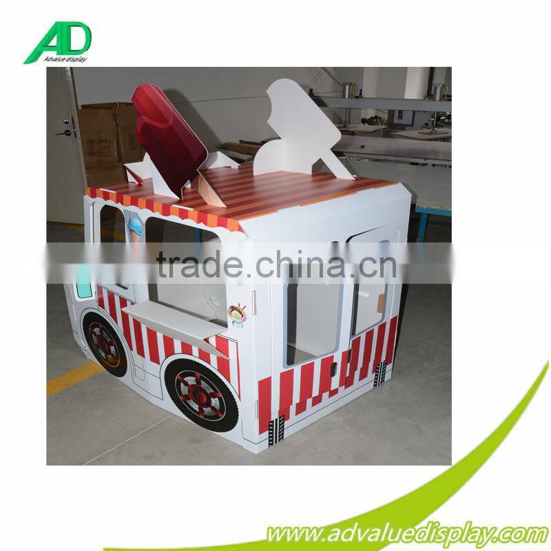 New design corrugated cardboard car custom kids paper toy car