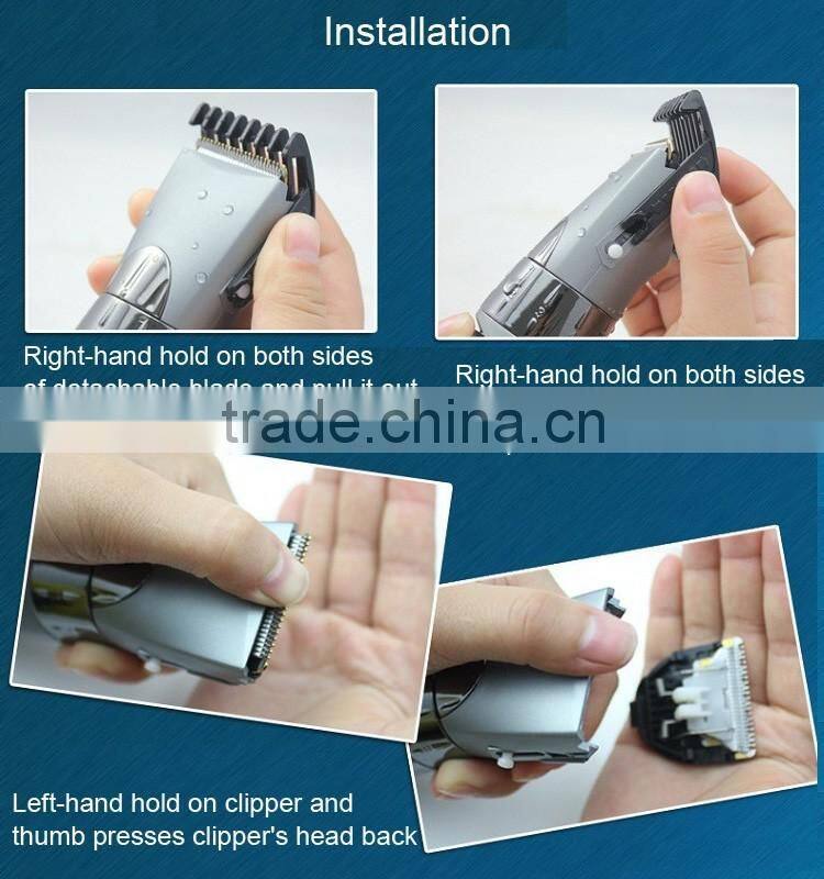 Kairui Profesional Full Waterproof Rechargeable Hair Clippers For Baby Adult Personal Products To Salon