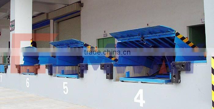 High performance hydraulic container dock ramp stationary dock leveler
