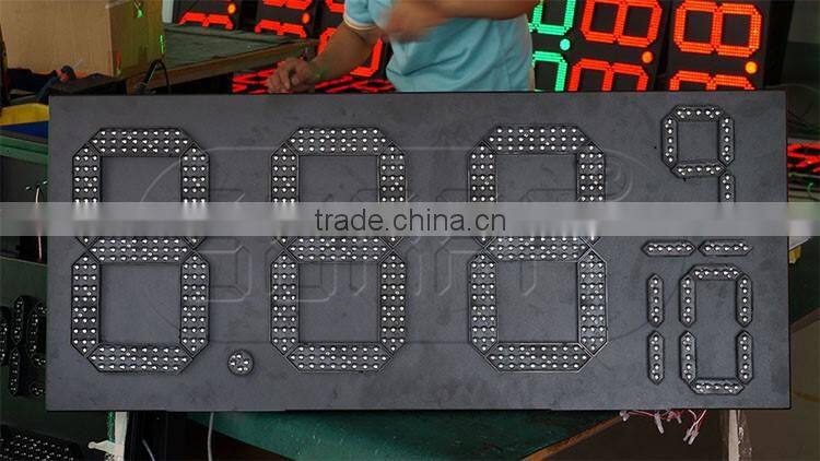 USA LED CASH GAS PRICE SIGN / CREDIT gas station led price digital sign /7 segment led gas station sign