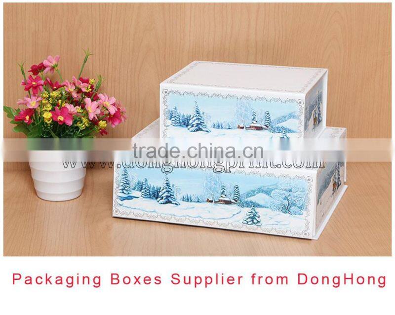 Decorative doll packaging magnetic cardboard box