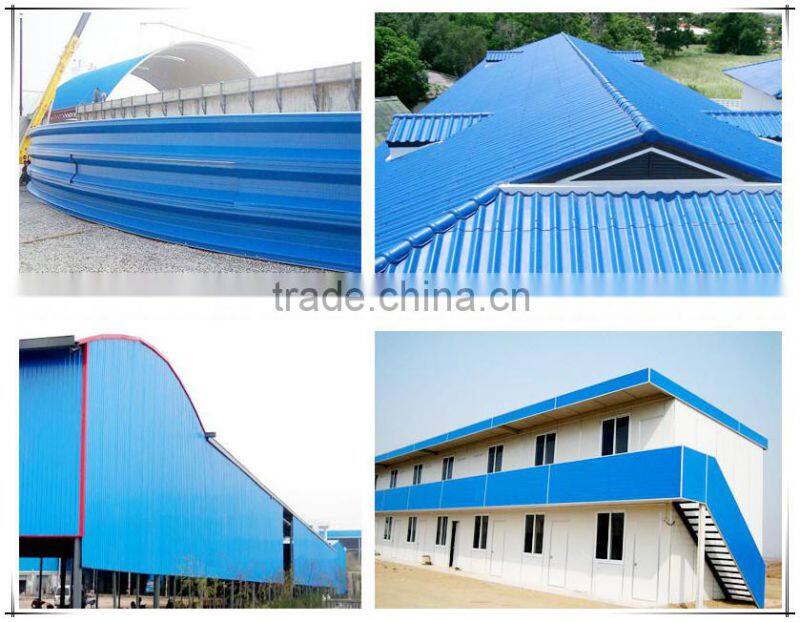 Zinc coating 60g ~ 180g galvanized corrugated sheet/coated corrugated sheet for roofing ASTM A653