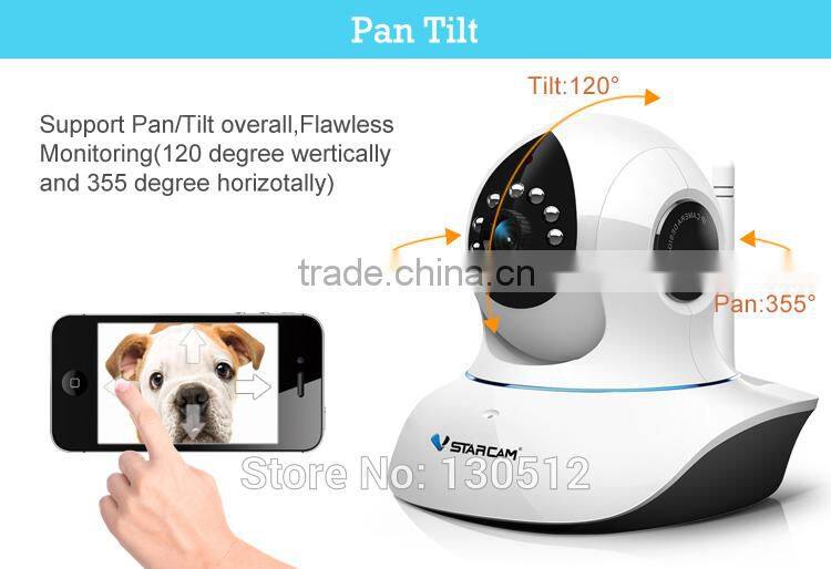 VStarcam PnP H.264 ONVIF IR CUT two way audio Wifi baby camera