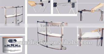 Expo promotional exhibition folded pop up advertising counter