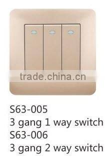 Electrical Safety Power Supply 4 gang 2 way wall switch
