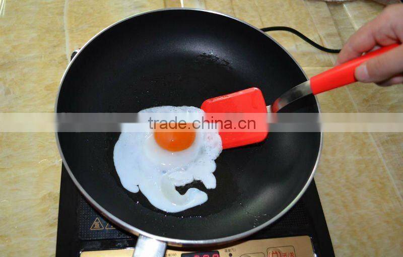 Pink soft flexible nonstick silicone kitchen cooking tools Approved of FDA and LFGB certificate