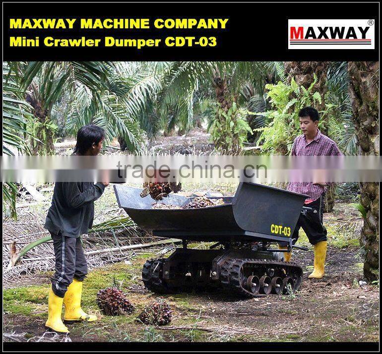 Small Farm Garden Crawler Track Cart , CE / ISO / SGS , Model: CDT03