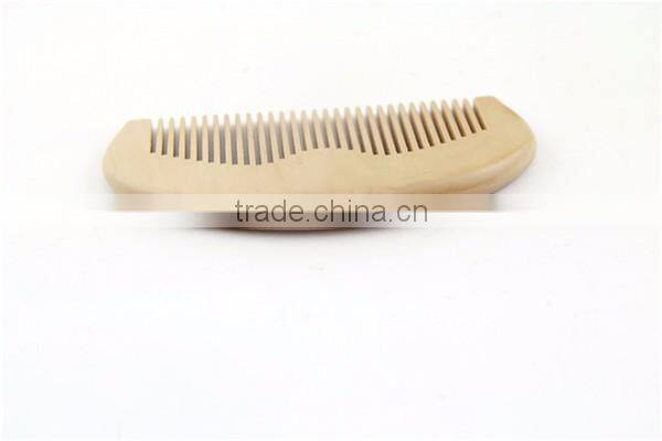 Pear wood wooden beard personalized hair comb