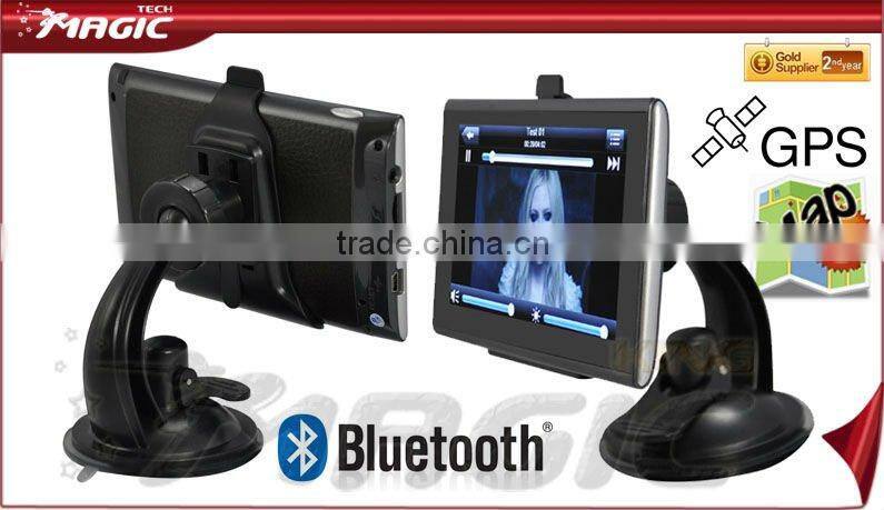 5 inch gps navigator with global map