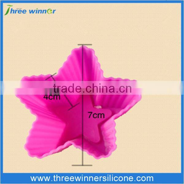 Hot sale colorful silicone cake mold silicone baking mold