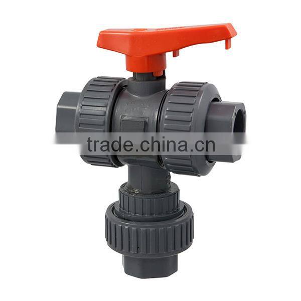 3 WAY PVC Ball Valve