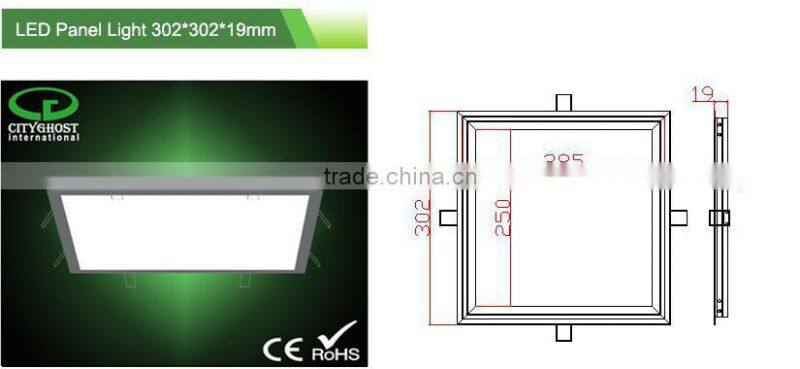 300x300MM Warm White 18W LED Panel Lamps with TUV CE SAA Approved