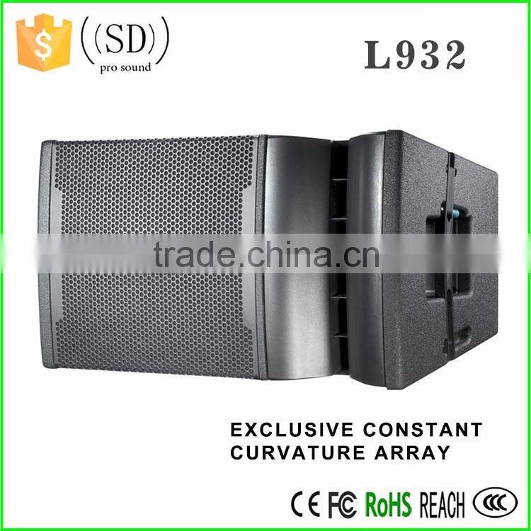 932 line array speakers professional dual 12" speaker box for vrx