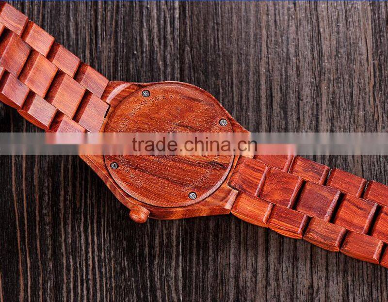 Fashion Wooden Quartz Watches Men Women Two Color Wood Strap watches Environment-friendly Natural Wood Quartz Watch