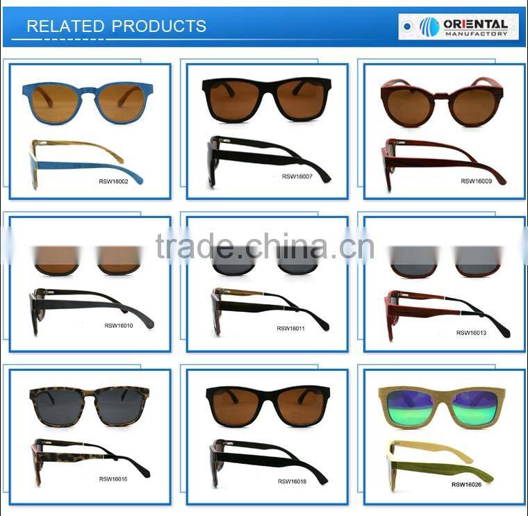 100% natural wholesale handmade wooden sunglasses