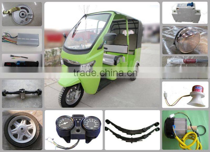 1000w with 24 tubes controller for india market electric tricycle rickshaw, tuktuk,three wheeler for 5 passengers