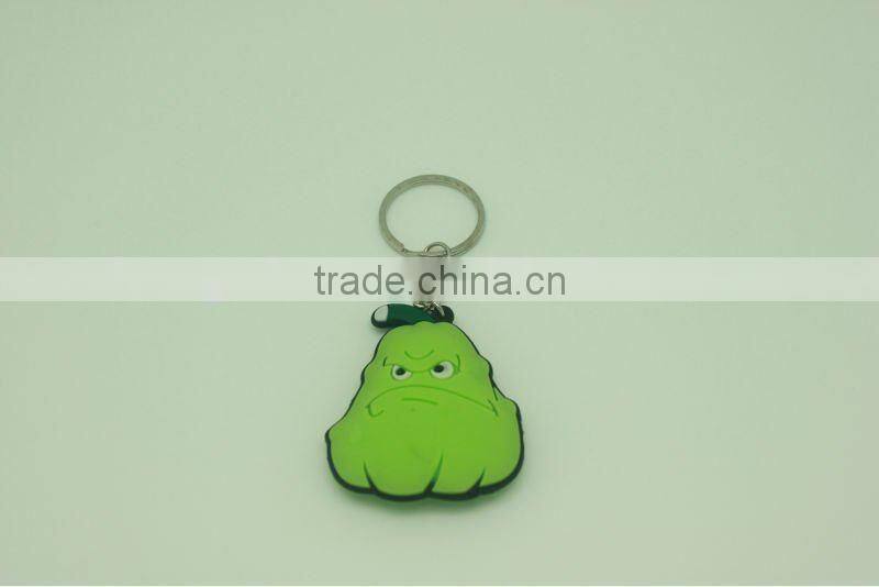 high quality silicone custom key chain