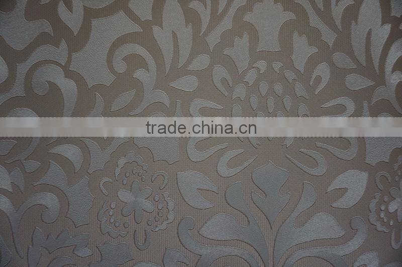 53mm width Korea design pvc beautiful flower wallpaper for living home decoration