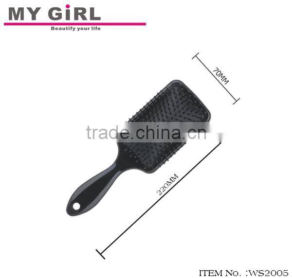 MY GIRL popular comb hair brush big soft rubber cushion professional paddle hair brush