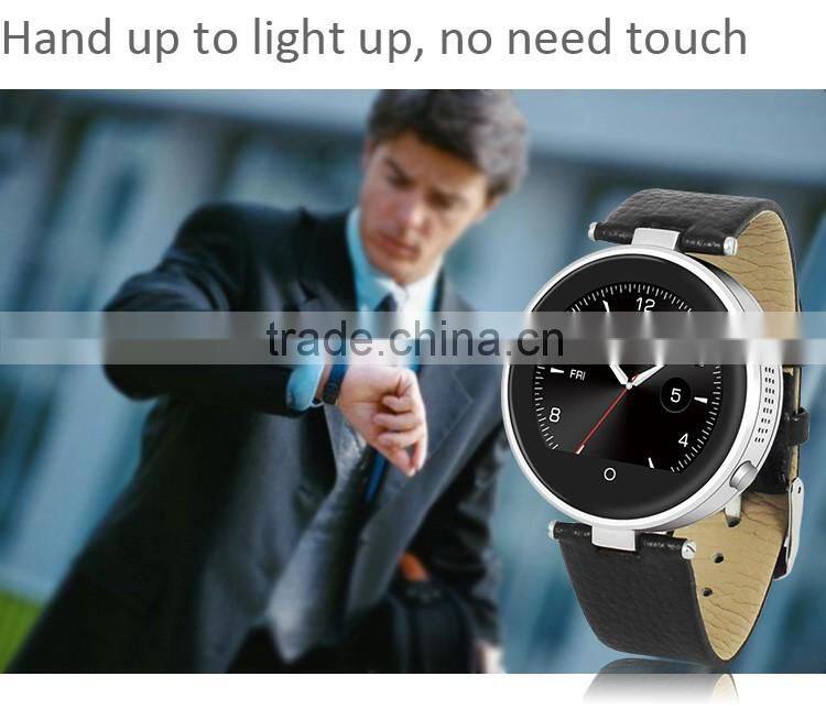 New Design Bluetooth Round Shape Android S365 Man Watch Support Multi-languages