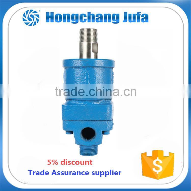 npt threaded cross joint pipe fitting water swivel joint/hydraulic rotary union