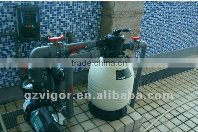 Swimming pool water disinfected salt chlorinator