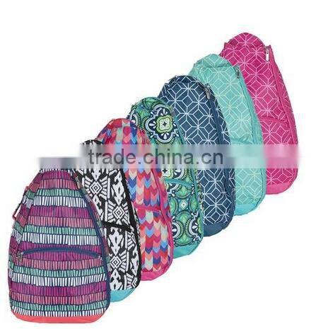 new design Trendy Waterpoof Nylon Tennis Bag