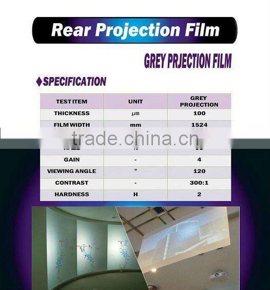 high quality transparent holographic projector screen for window glass