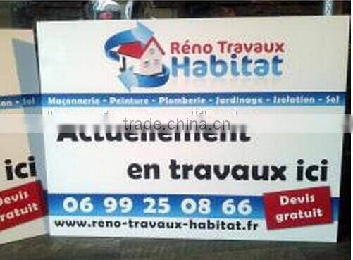 Anti-UV wind resistance corflute sign