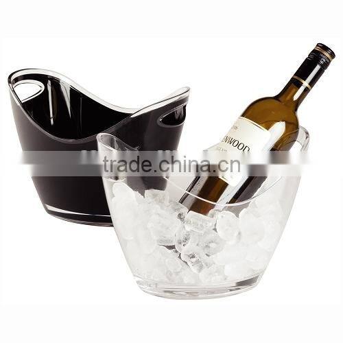 Plastic acrylic champagne ice bucket-5L