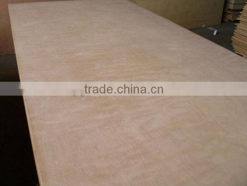 Linyi Plywood Factory Poplar Engineered Veneer Plywood/ E1 Plywood