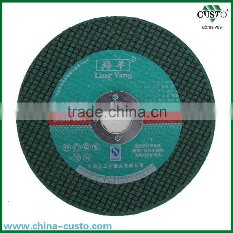 4"x1mm super-thin cut off wheel for ss/INOX cutting disc