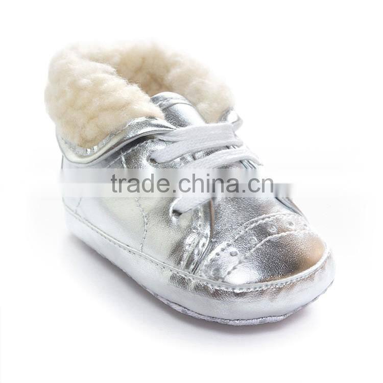 Wholesale shoes for kids high quality soft sole warm baby boots shoes for winter