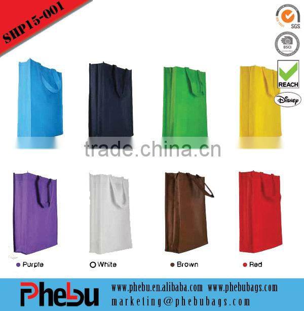 Customized best sell coating non-woven shopping bag(SHP15-003)