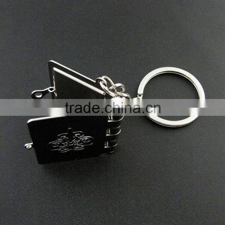 Engraved Silver Picture Frame Keychain