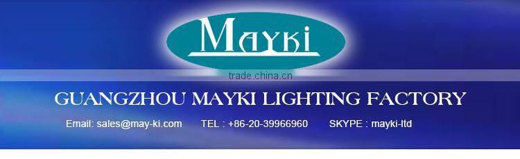 DIY modern hotel lobby chandelier light with side spot glow fibre optic and led power engine