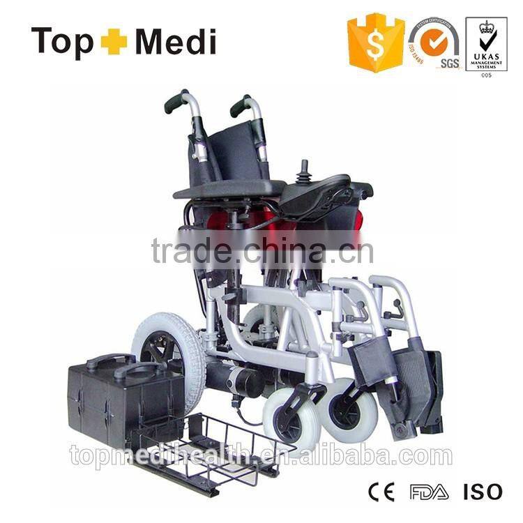 elderly care products 4 wheel electric wheelchair with lead batteries